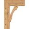 Ekena Millwork Olympic Block Smooth Bracket, Western Red Cedar, 5 1/2"W x 20"D x 28"H BKT06X20X28OLY05SWR - alternate 2
